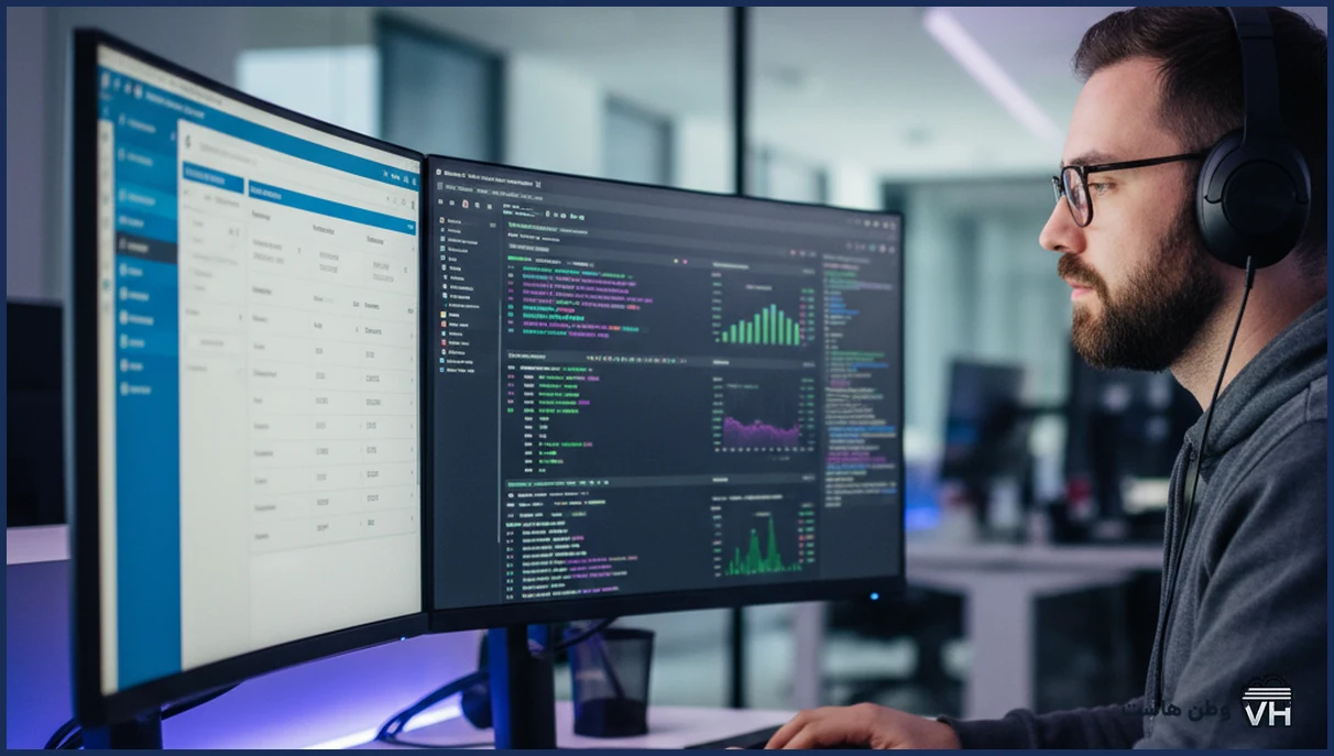 داشبورد مانیتورینگ هاست NodeJS