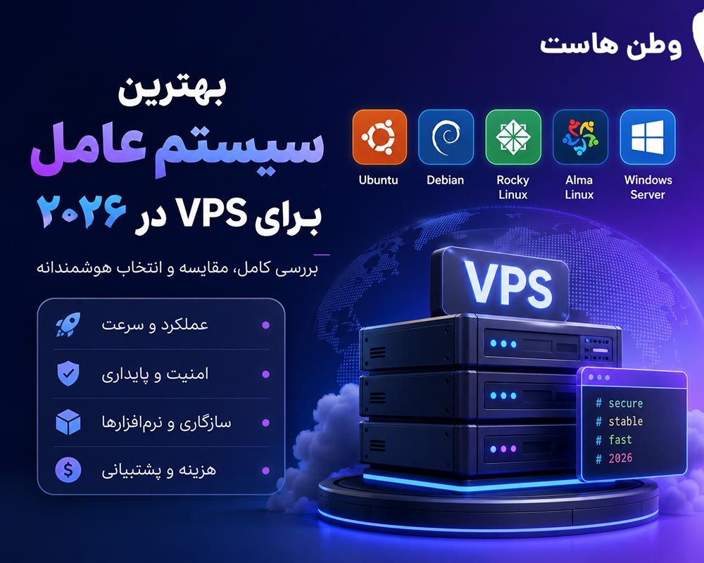 بهترین سیستم عامل برای VPS در ۲۰۲۶؛ Ubuntu، Debian یا AlmaLinux؟